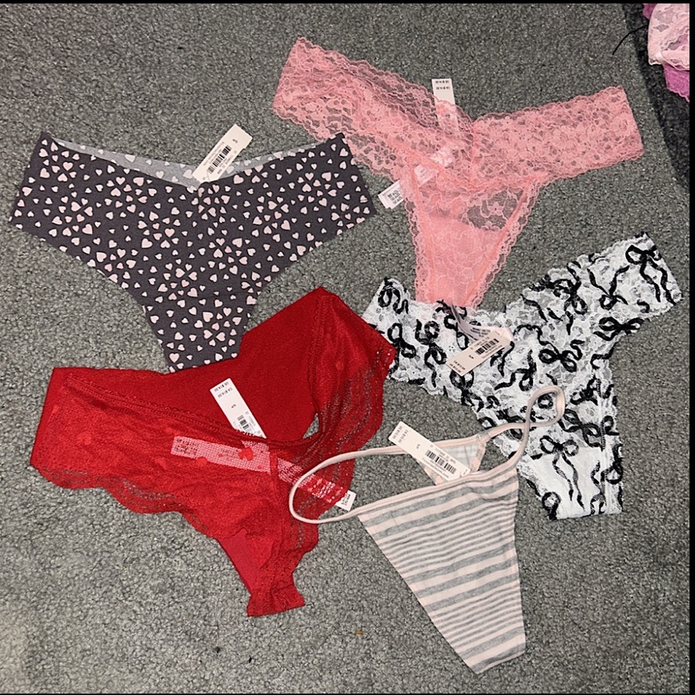 Victoria’s Secret panties, thong, underwear bundle All new with tags. All size S